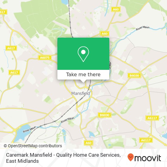 Caremark Mansfield - Quality Home Care Services map