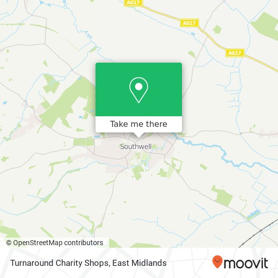 Turnaround Charity Shops map