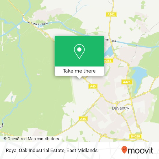 Royal Oak Industrial Estate map