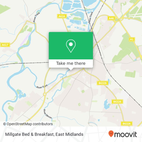 Millgate Bed & Breakfast map