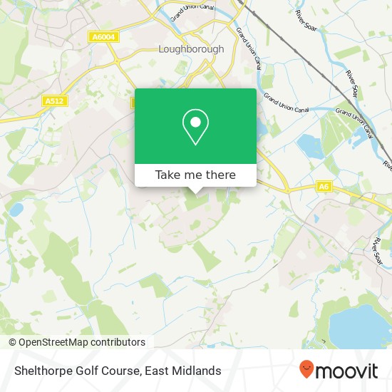 Shelthorpe Golf Course map