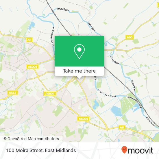 100 Moira Street map