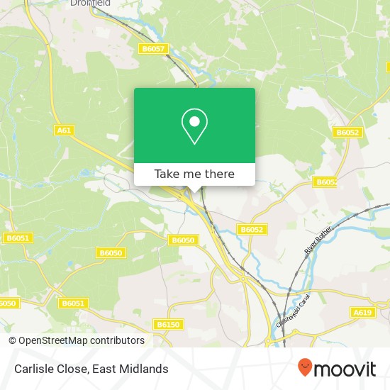 Carlisle Close map