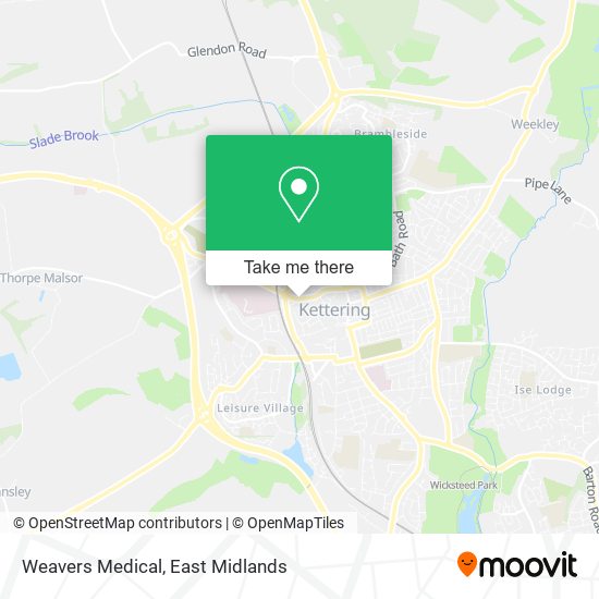 Weavers Medical map