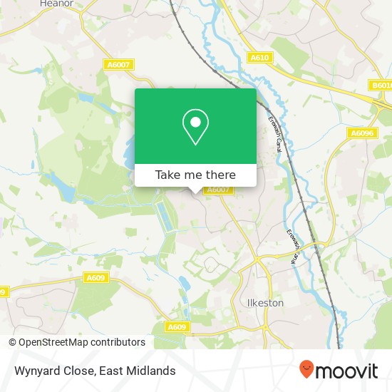 Wynyard Close map