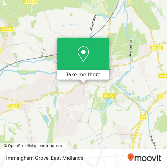Immingham Grove map