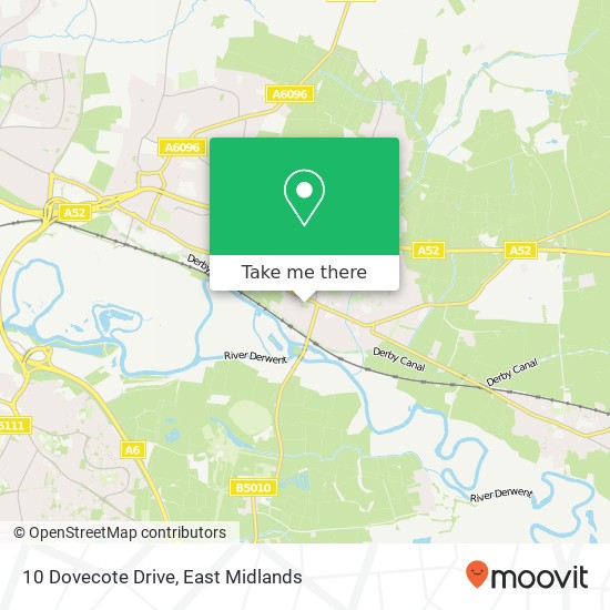 10 Dovecote Drive map