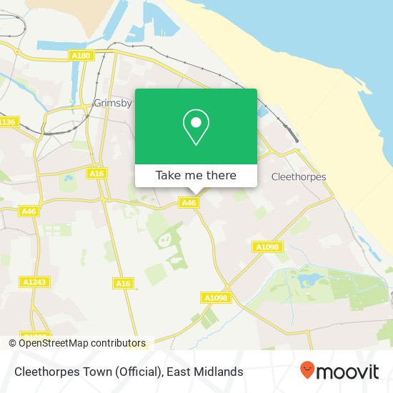 Cleethorpes Town (Official) map