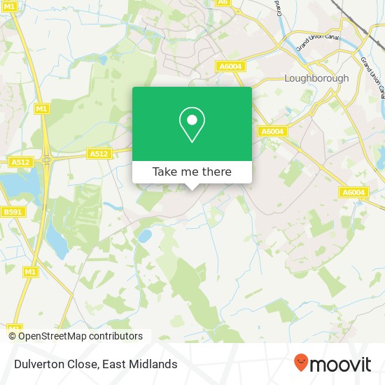 Dulverton Close map