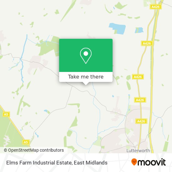 Elms Farm Industrial Estate map