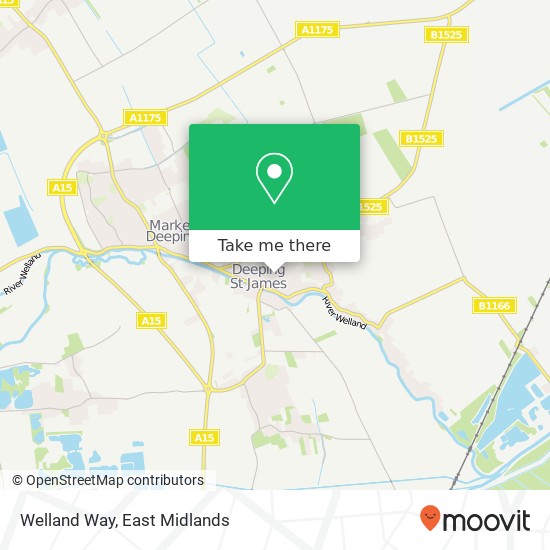 Welland Way map