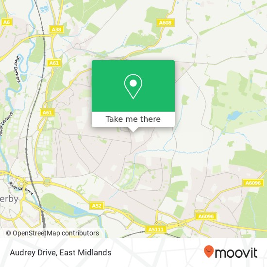 Audrey Drive map
