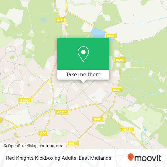 Red Knights Kickboxing Adults map