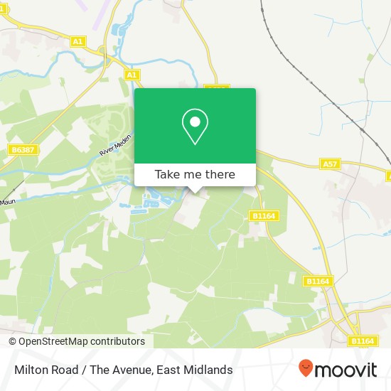 Milton Road / The Avenue map