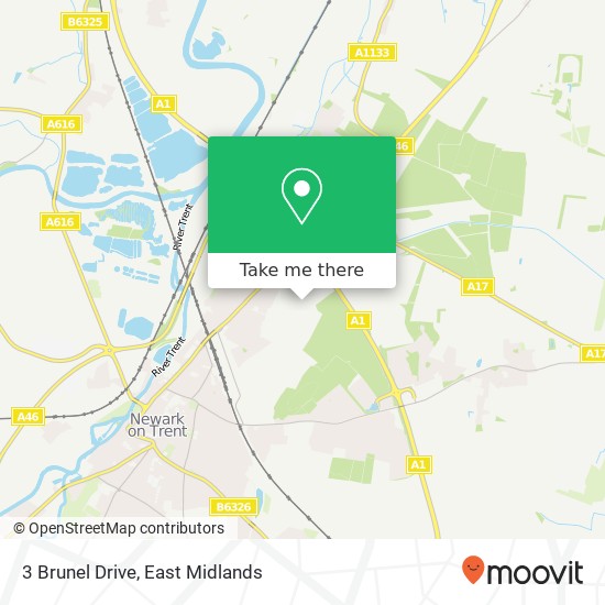 3 Brunel Drive map