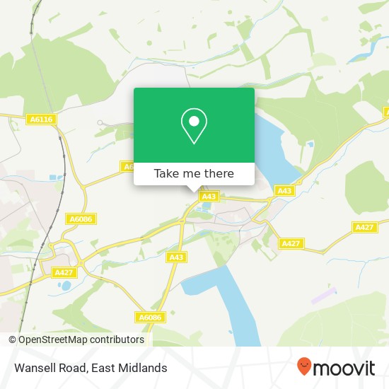 Wansell Road map