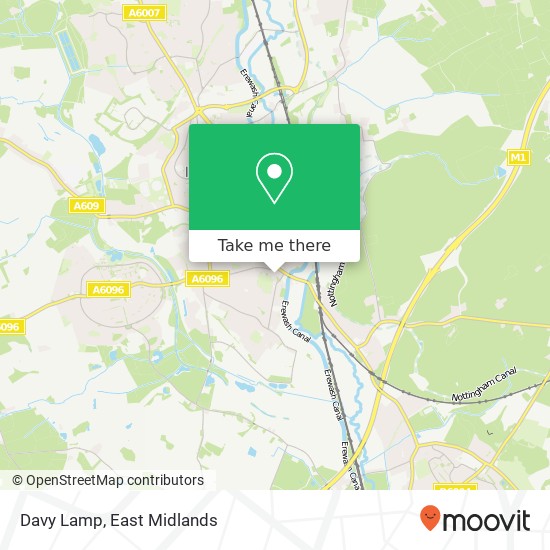 Davy Lamp map