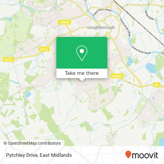 Pytchley Drive map