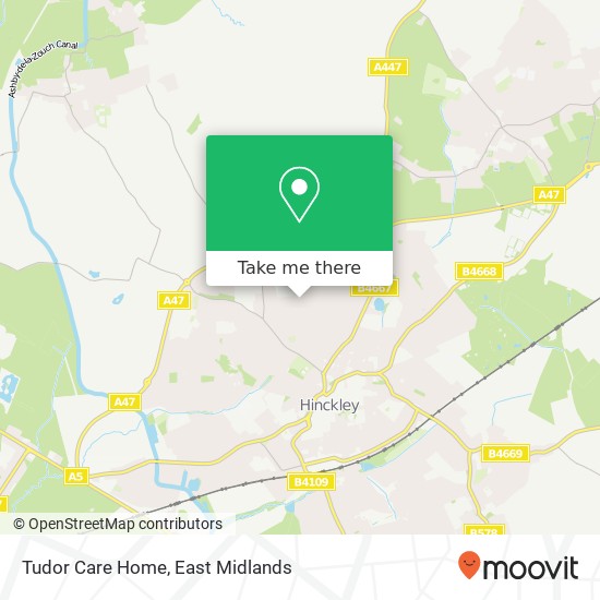 Tudor Care Home map