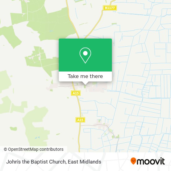 John's the Baptist Church map