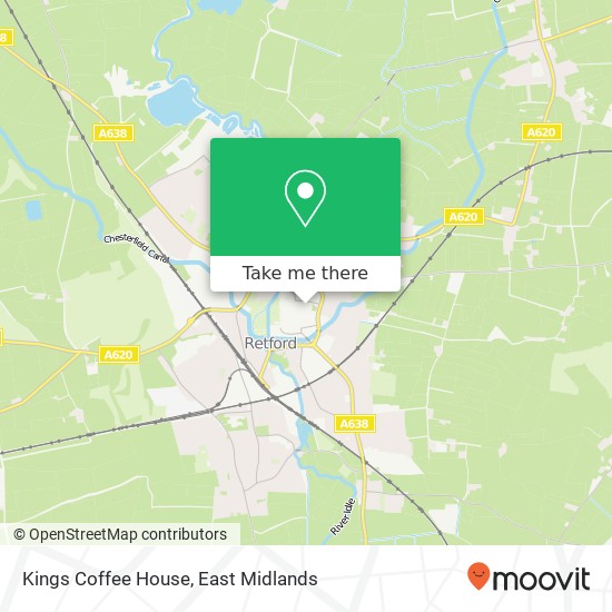Kings Coffee House map