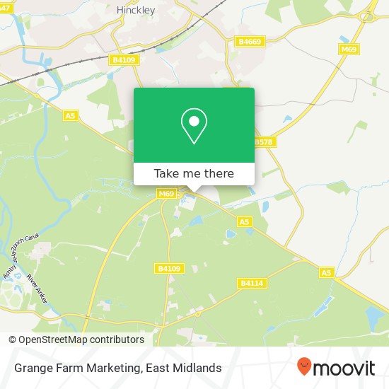 Grange Farm Marketing map