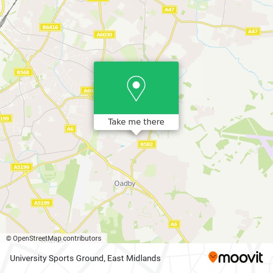 University Sports Ground map