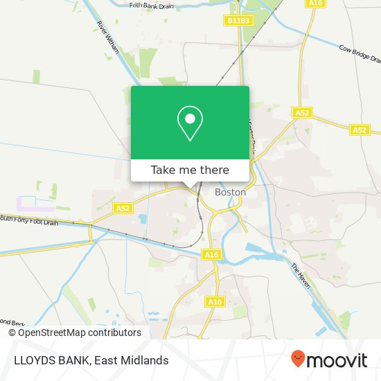 LLOYDS BANK map