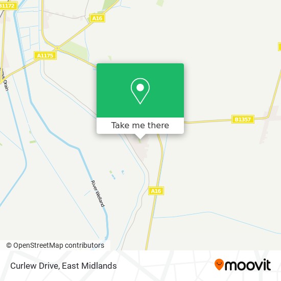 Curlew Drive map