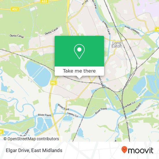 Elgar Drive map