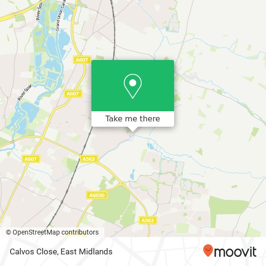 Calvos Close map