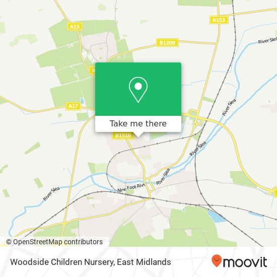 Woodside Children Nursery map