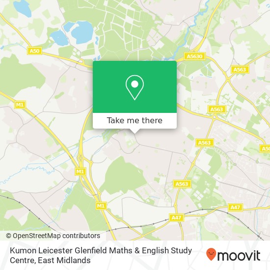 Kumon Leicester Glenfield Maths & English Study Centre map