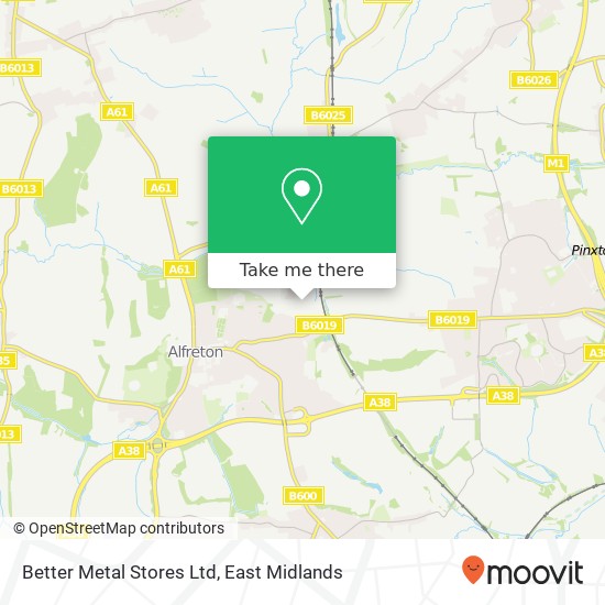 Better Metal Stores Ltd map