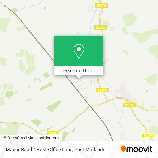 Manor Road / Post Office Lane map