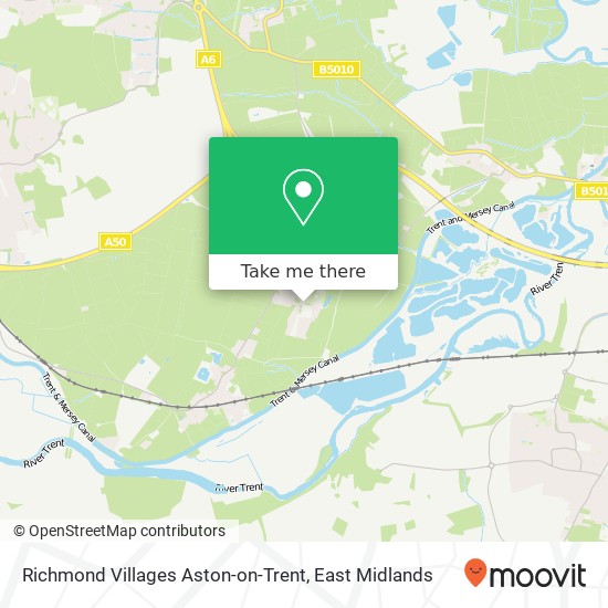 Richmond Villages Aston-on-Trent map