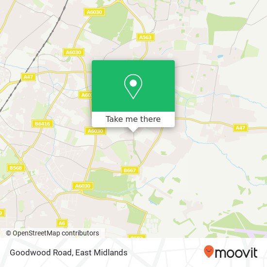 Goodwood Road map