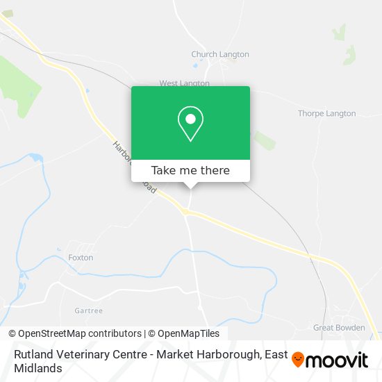 Rutland Veterinary Centre - Market Harborough map