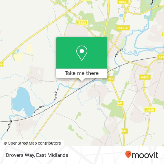 Drovers Way map