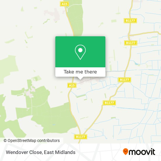 Wendover Close map