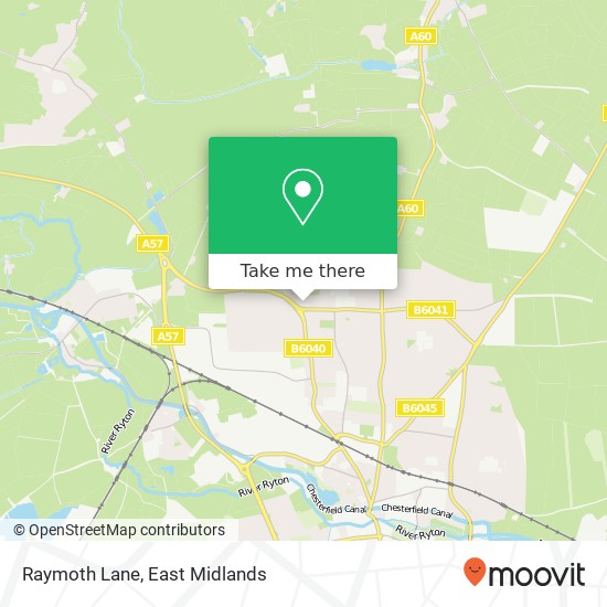 Raymoth Lane map