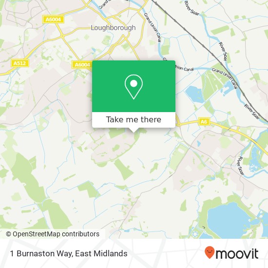1 Burnaston Way map