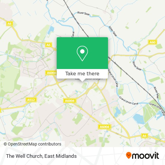 The Well Church map