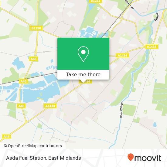 Asda Fuel Station map