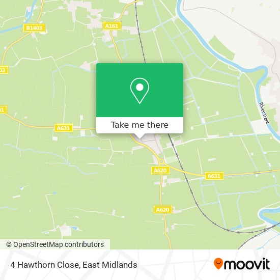 4 Hawthorn Close map