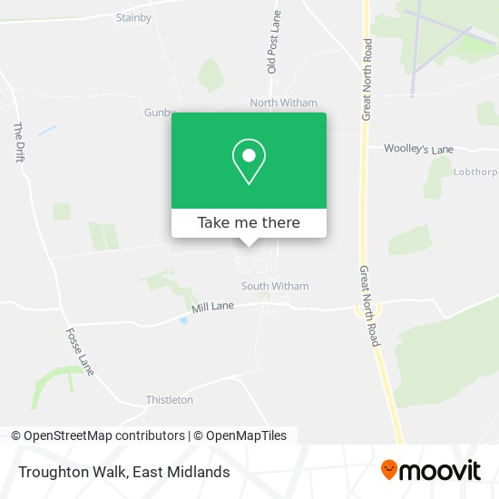Troughton Walk map