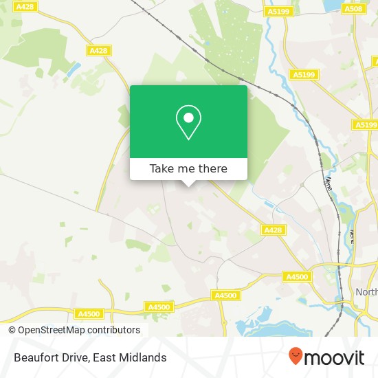 Beaufort Drive map