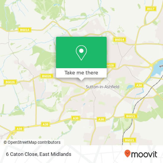 6 Caton Close map