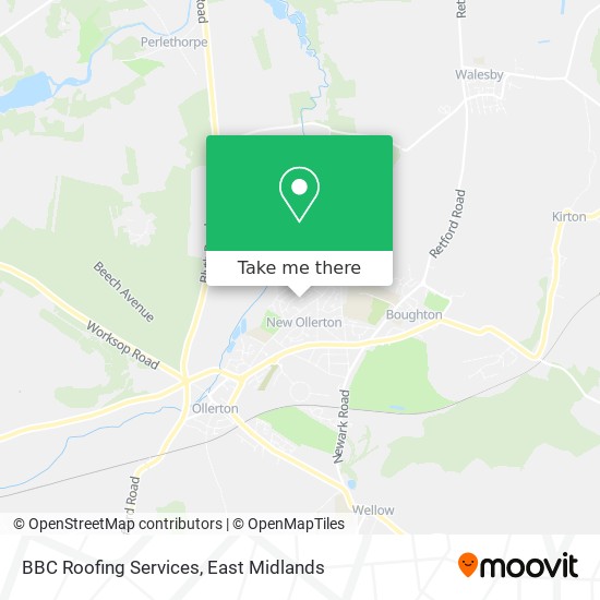 BBC Roofing Services map