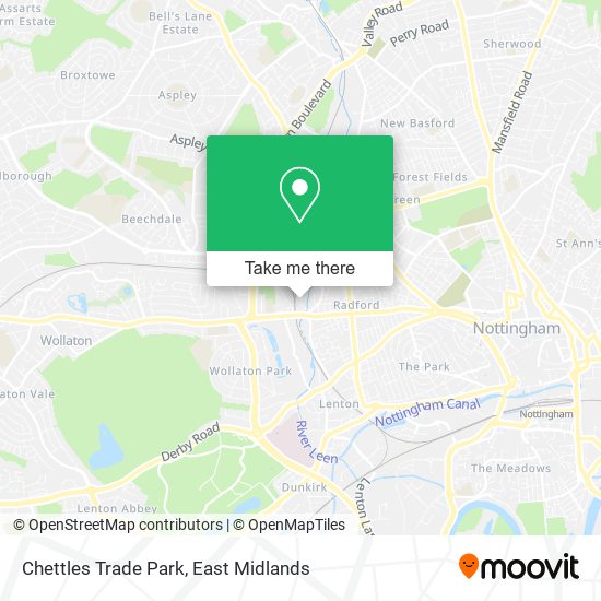 Chettles Trade Park map